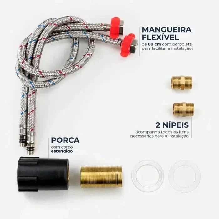 Torneira Banheiro Aço Inoxidável - Minha loja