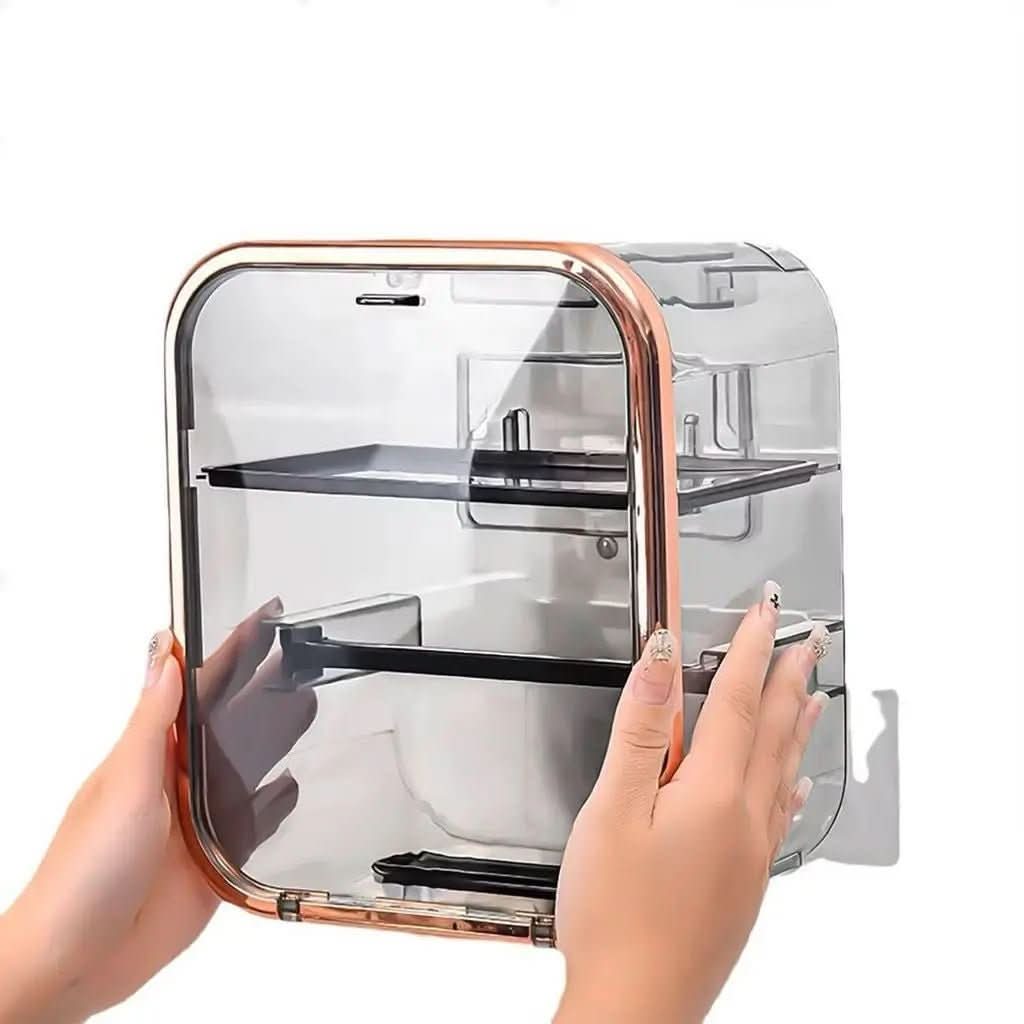 Porta Papel Higiênico Banheiro com Dispenser e Organizador Embutido - Minha loja