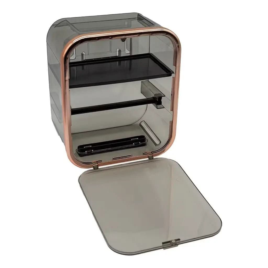 Porta Papel Higiênico Banheiro com Dispenser e Organizador Embutido - Minha loja