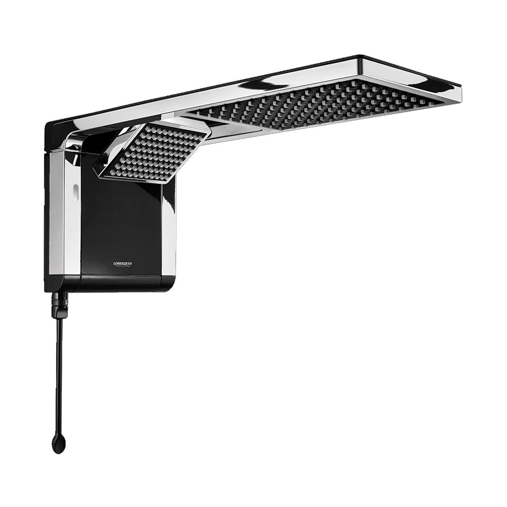 Chuveiro Lorenzetti Acqua Duo Preto e Cromo 7800w 220v - Minha loja