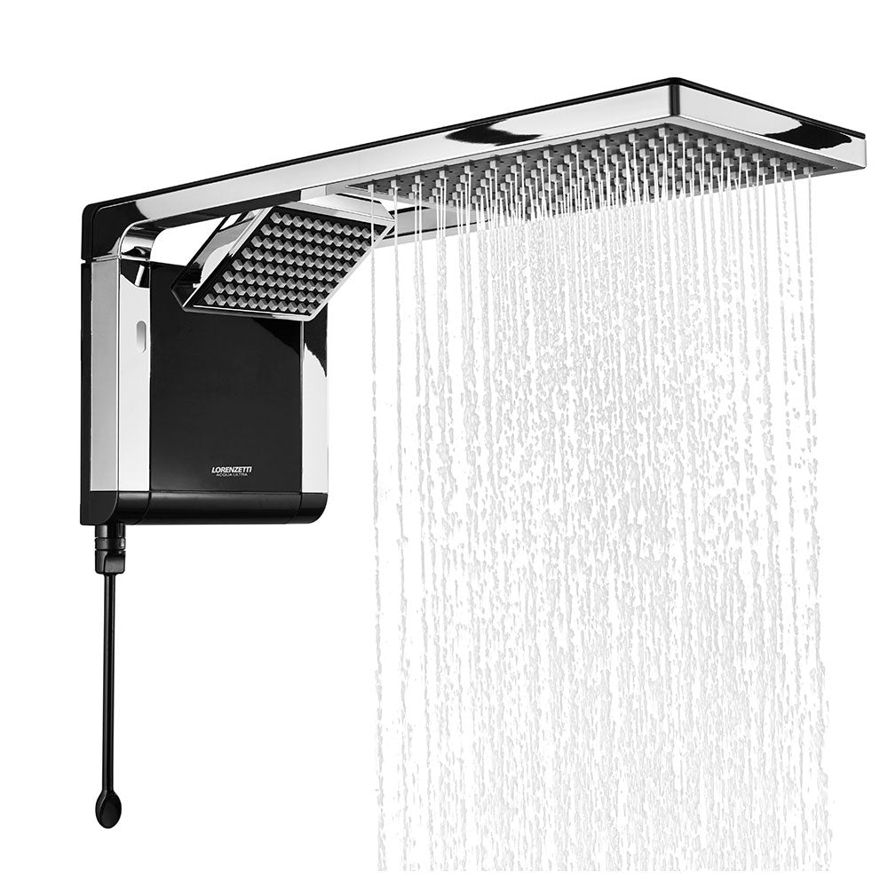 Chuveiro Lorenzetti Acqua Duo Preto e Cromo 7800w 220v - Minha loja