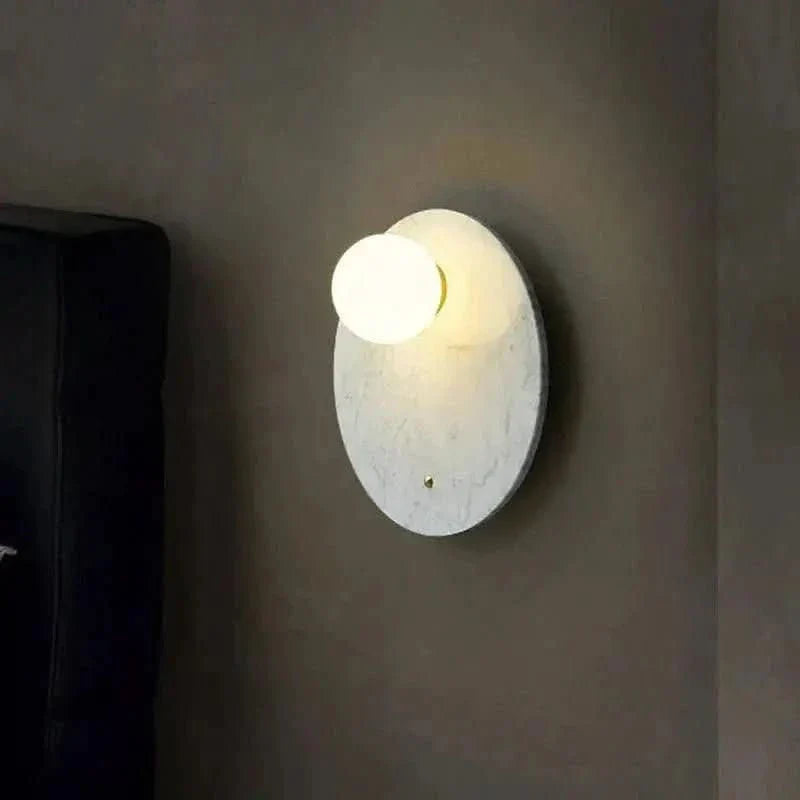 Arandela de Parede Interna Stone – Estilo Contemporâneo em Pedra Natural - Morada Serena