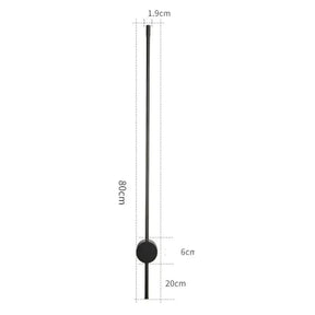 Arandela Linear de Parede Interna Ajustável – Iluminação Moderna com Design Minimalista - Morada Serena