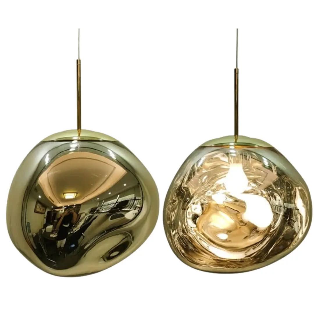 Conjunto Completo Lustre Pendente Moderno Luxuoso Lava Macaron Nórdico - Morada Serena