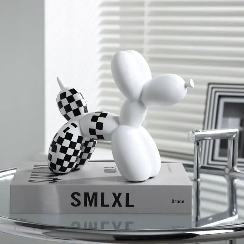 Ballon Dog Decoração Criativa em Resina Estilo Pop Art - Morada Serena