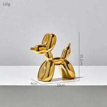 Ballon Dog Decoração Criativa em Resina Estilo Pop Art - Morada Serena