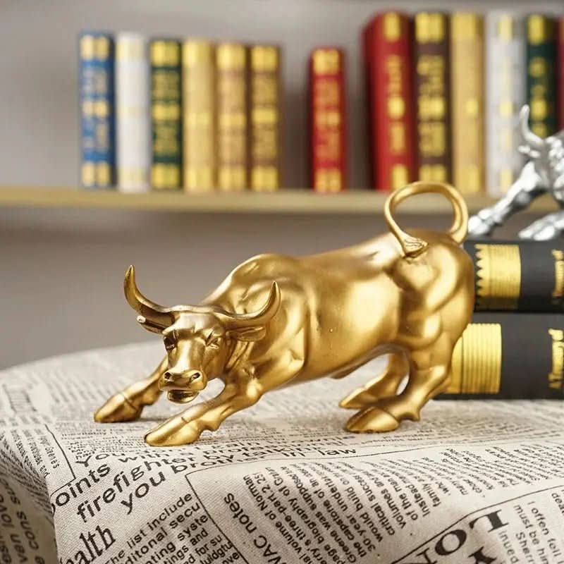 Wall Street Bull-Skulptur – Stärke, Erfolg und Kraft in Ihrer Dekoration – Morada Serena