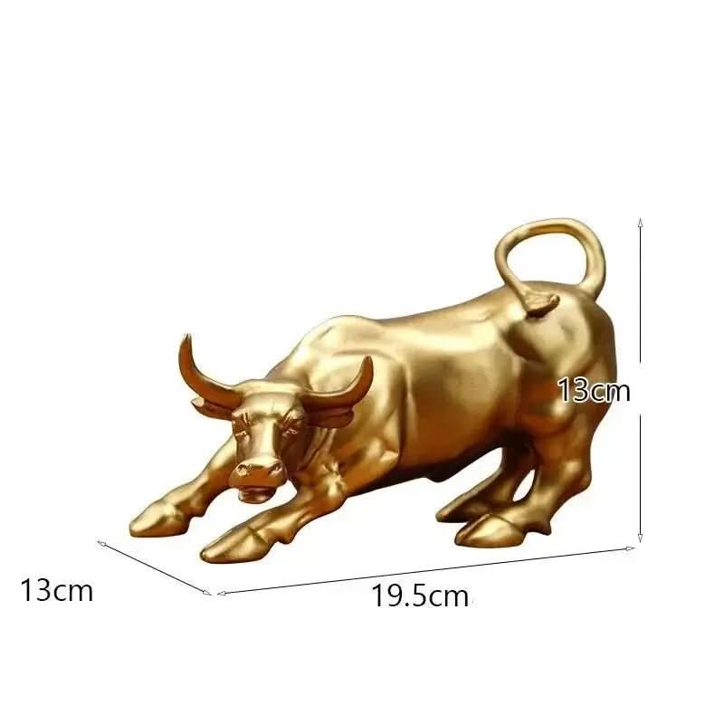 Wall Street Bull-Skulptur – Stärke, Erfolg und Kraft in Ihrer Dekoration – Morada Serena