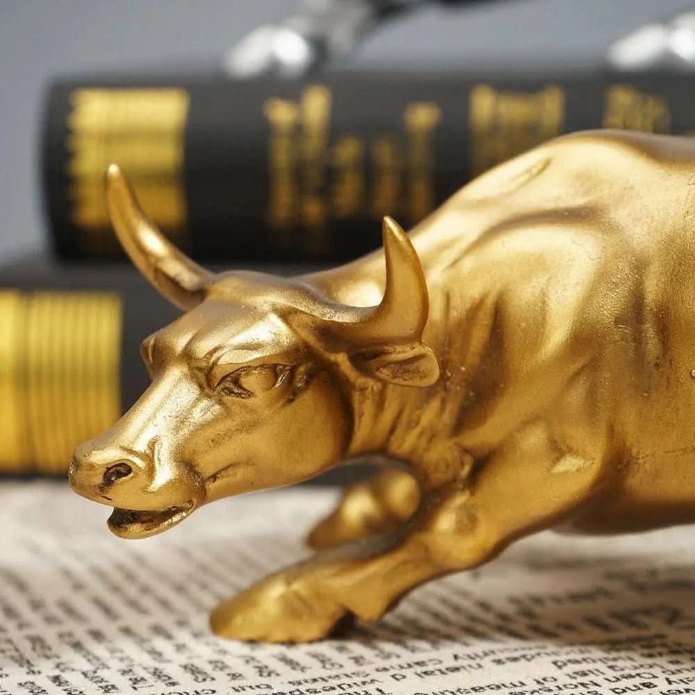 Wall Street Bull-Skulptur – Stärke, Erfolg und Kraft in Ihrer Dekoration – Morada Serena
