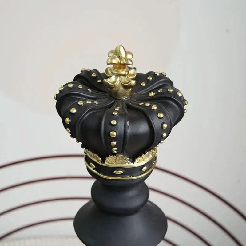 Dekorative Figur für Tisch, Schachfiguren aus Kunstharz | Anspruchsvolle und elegante Note für Ihr Zuhause – Morada Serena