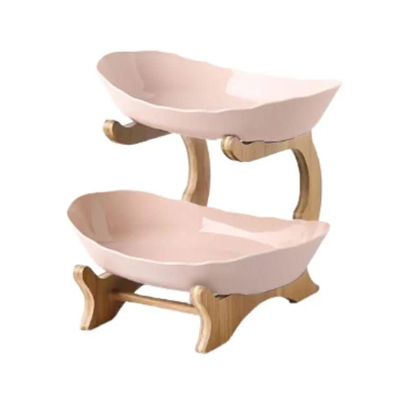 Tisch-Obstschale 2 bis 3 Etagen | Organisieren Sie Früchte mit Stil und Funktionalität – Morada Serena