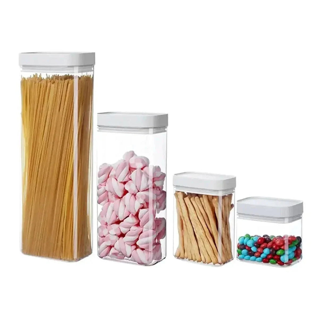 Set mit luftdichten Töpfen, 4-teilig – Perfekte Organisation und Konservierung – Morada Serena