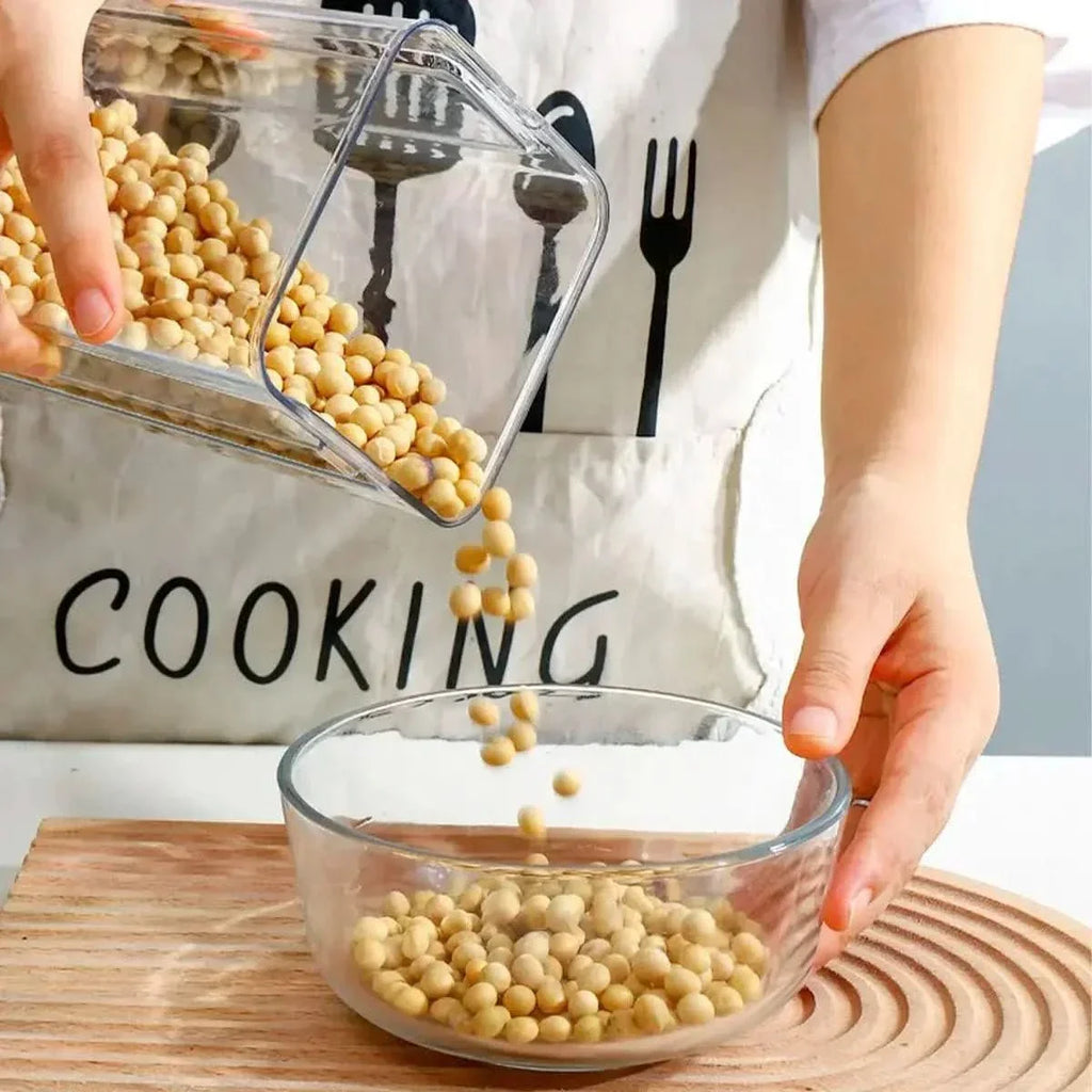 Set mit luftdichten Töpfen, 4-teilig – Perfekte Organisation und Konservierung – Morada Serena