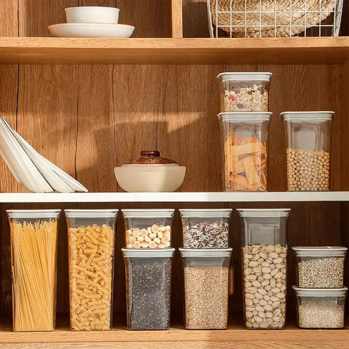 Set mit luftdichten Töpfen, 4-teilig – Perfekte Organisation und Konservierung – Morada Serena