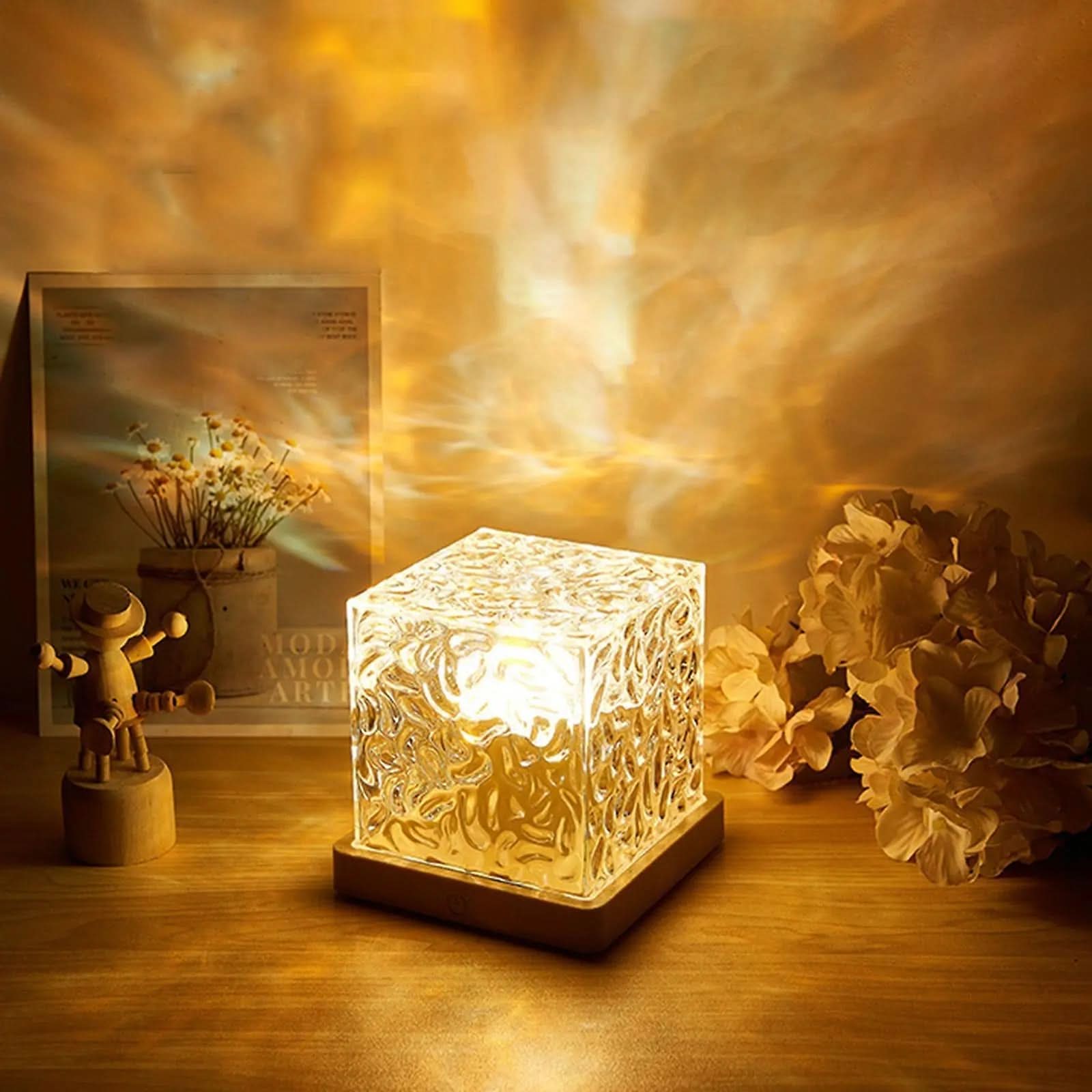 Aurora Borealis Tischlampe - Morada Serena