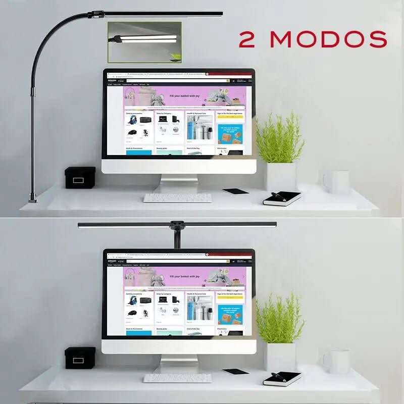 Flexible Aluminium-Büro-LED-Tischlampe – Morada Serena