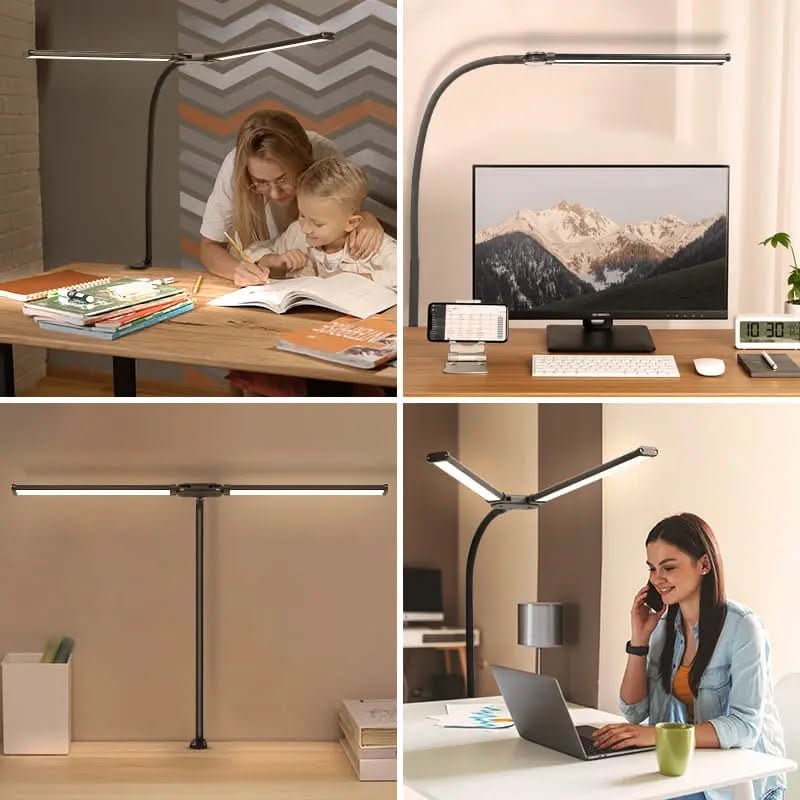 Flexible Aluminium-Büro-LED-Tischlampe – Morada Serena
