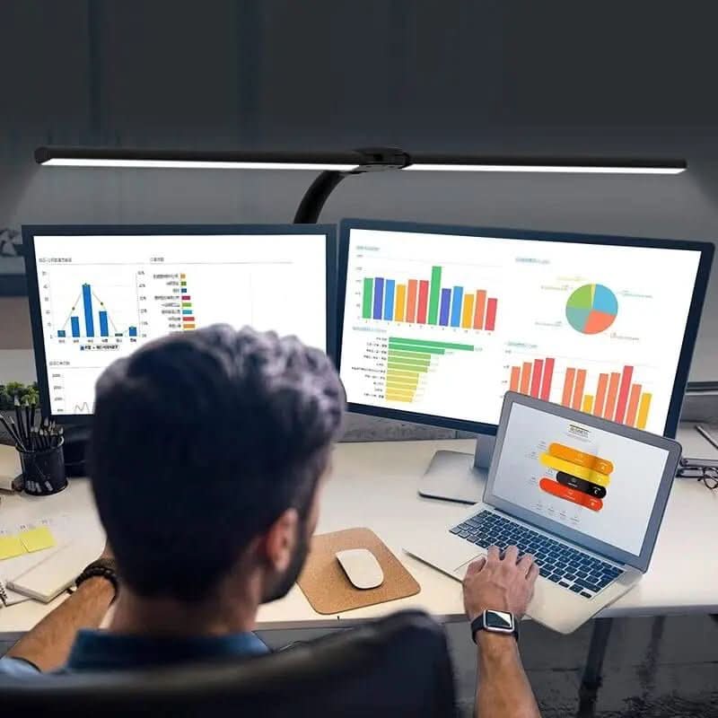 Flexible Aluminium-Büro-LED-Tischlampe – Morada Serena