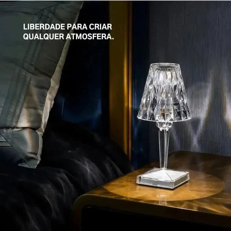 Luminária de Mesa Sem Fio 3 em 1 - Morada Serena