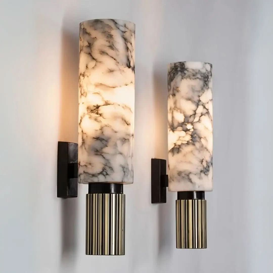 Wandleuchte aus natürlichem Marmor | Raffinesse und hochwertige Beleuchtung für Ihren Raum – Morada Serena