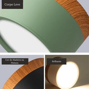 Luminária de Teto Plafon Led - Morada Serena