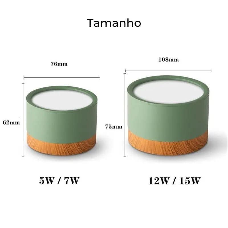 Luminária de Teto Plafon Led - Morada Serena