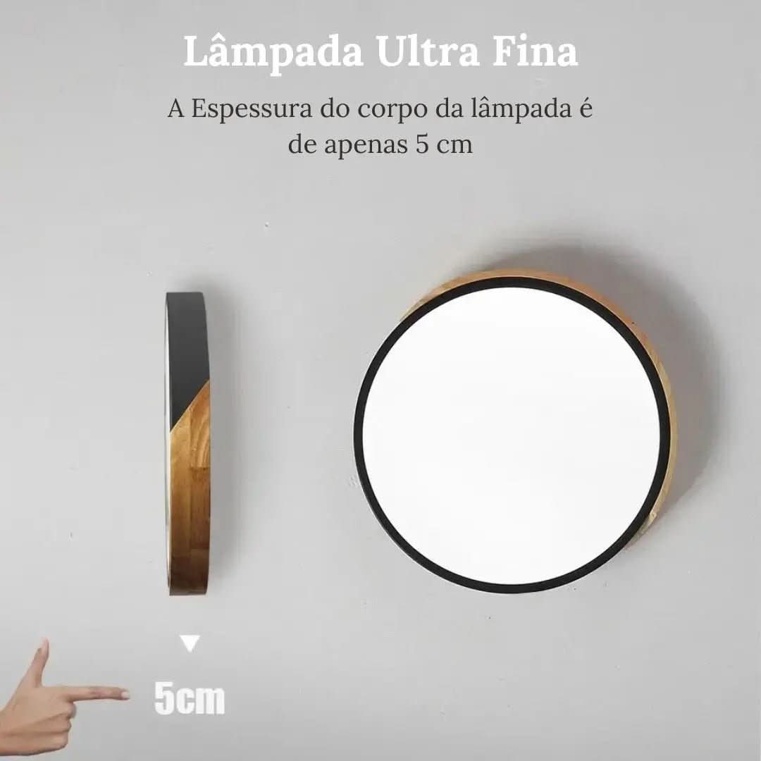 Runde LED-Plafon-Deckenleuchte im nordischen Stil – Morada Serena