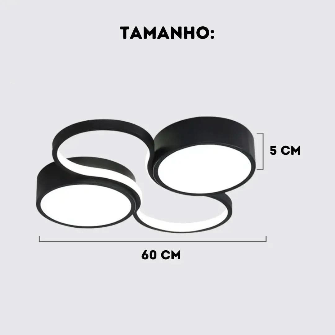 Runde Plafon-LED-Deckenleuchte – Morada Serena