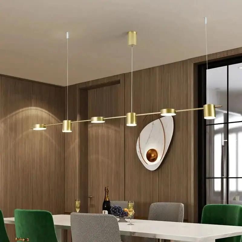 Lustre Moderno Montreal para Sala de Jantar - Elegância e Estilo para Seu Ambiente - Morada Serena