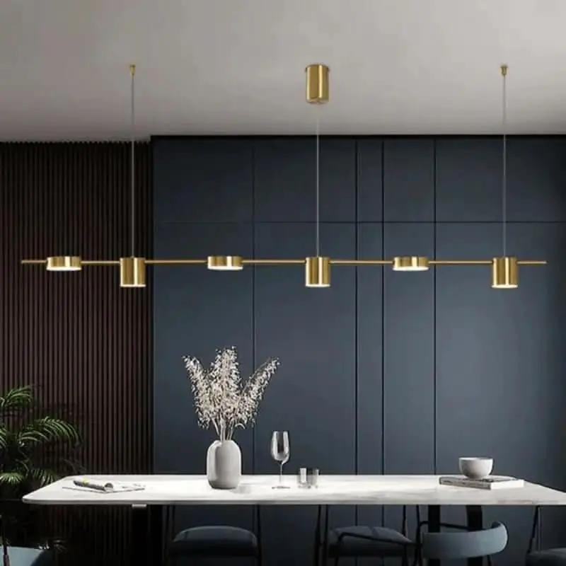 Lustre Moderno Montreal para Sala de Jantar - Elegância e Estilo para Seu Ambiente - Morada Serena