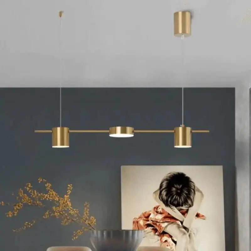 Lustre Moderno Montreal para Sala de Jantar - Elegância e Estilo para Seu Ambiente - Morada Serena