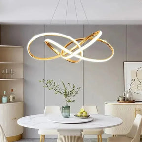 Lustre para Sala de Estar Executiva Golden Evolut - Morada Serena