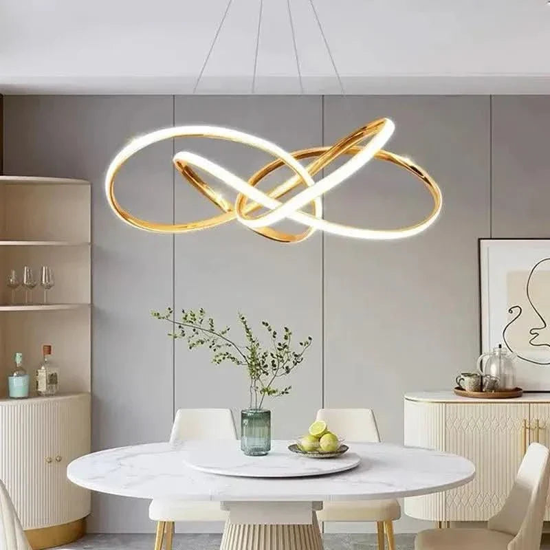 Lustre para Sala de Estar Executiva Golden Evolut - Morada Serena