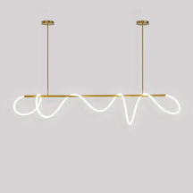 Lustre Pendente Led Moderno Para Sala | Iluminação Elegante e Funcional - Morada Serena