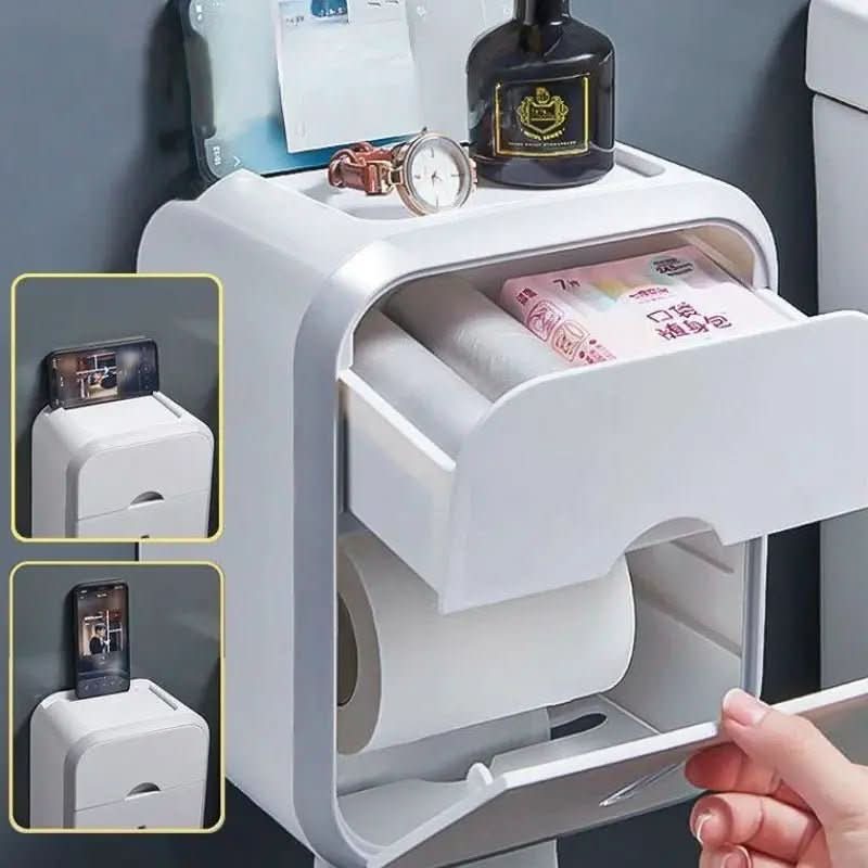 Multifunktionaler Toilettenpapierhalter – Organisation und Praktikabilität | Morada Serena - Morada Serena