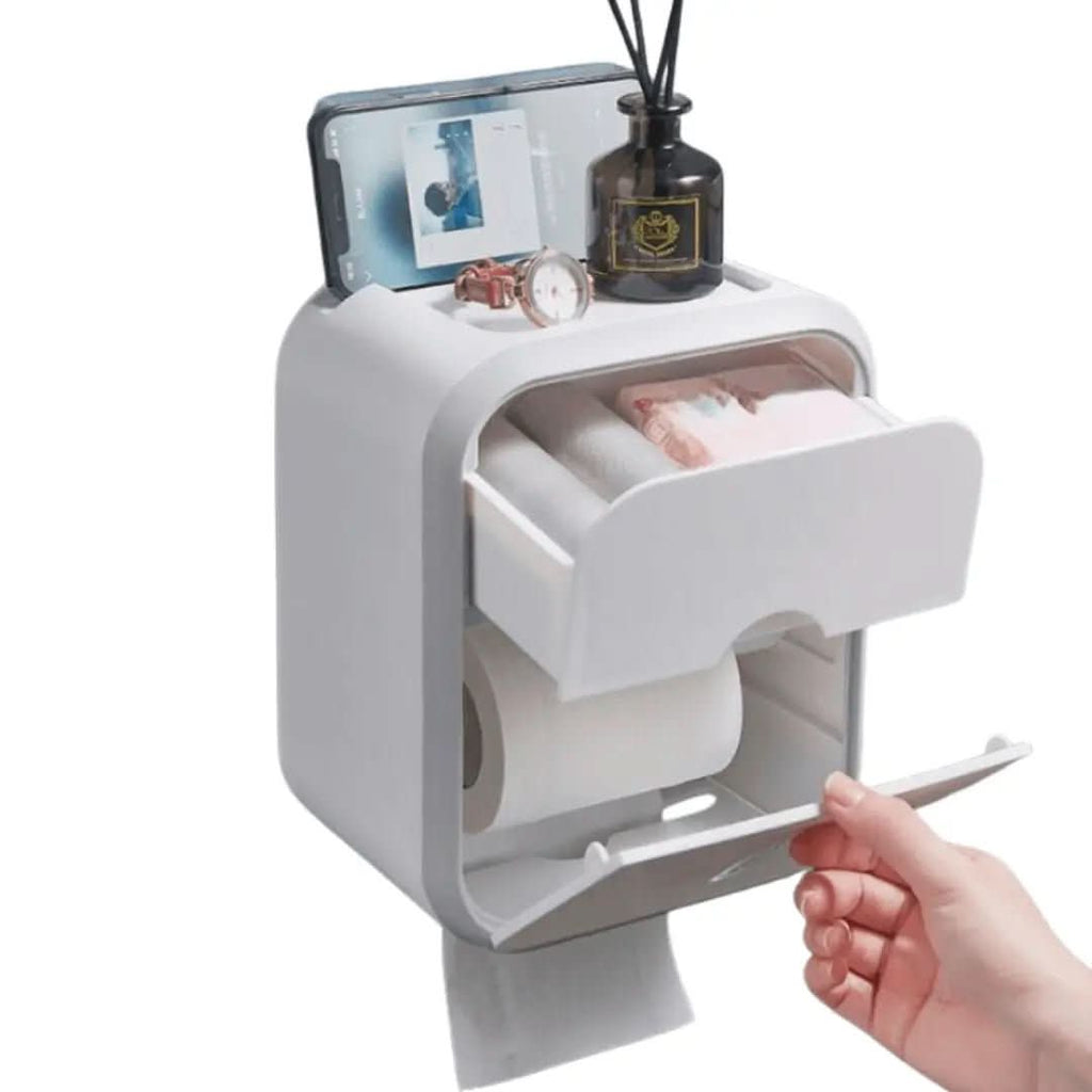 Multifunktionaler Toilettenpapierhalter – Organisation und Praktikabilität | Morada Serena - Morada Serena