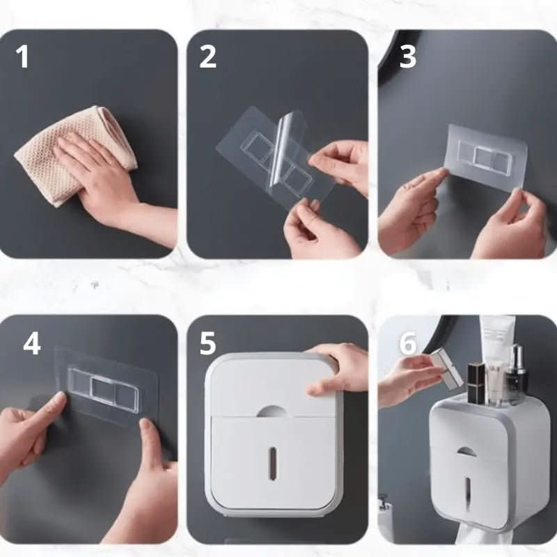 Multifunktionaler Toilettenpapierhalter – Organisation und Praktikabilität | Morada Serena - Morada Serena