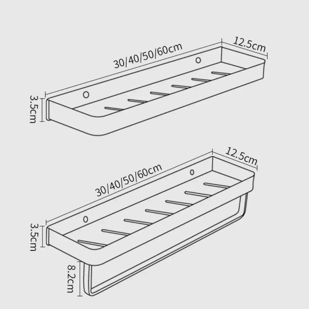 Badezimmerregal aus Aluminium – Morada Serena