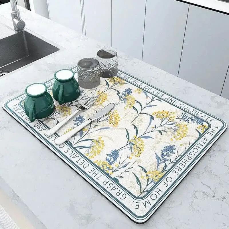 Ultra saugfähige Abtropfmatte für Geschirr | Morada Serena - Morada Serena