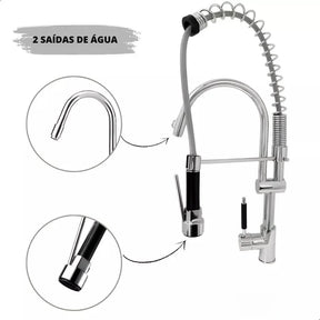 Torneira Gourmet Para Cozinha - Elara - Minha loja