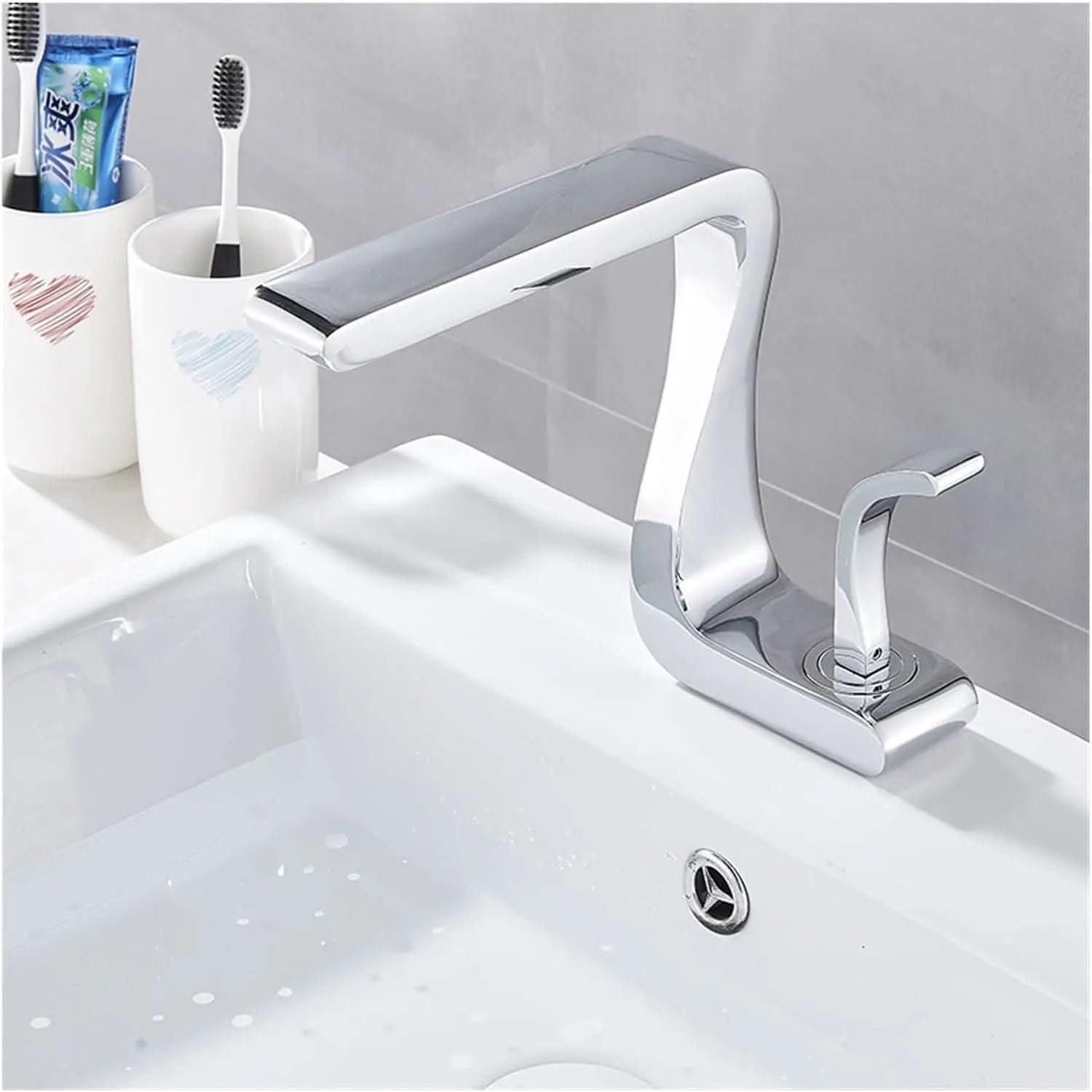 Einhebel-Badezimmerarmatur - AquaSleek - Morada Serena