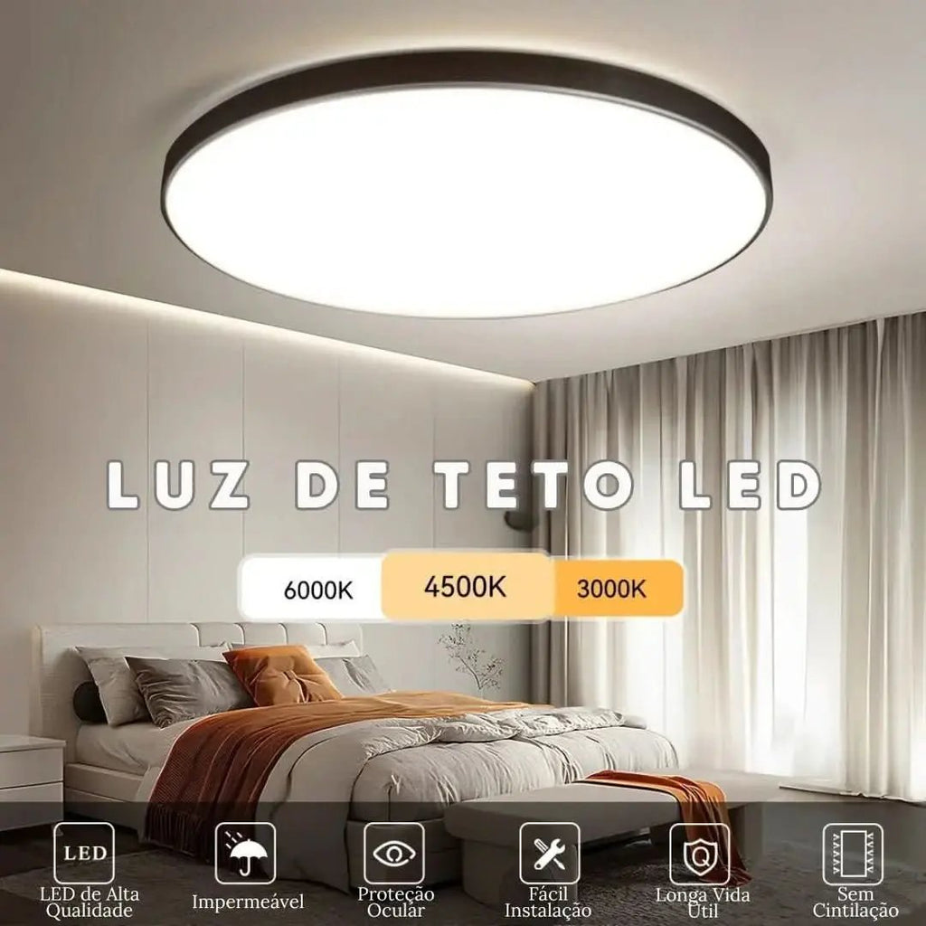 Plafon Led Overlay Moderne runde Deckenleuchte | Morada Serena - Morada Serena