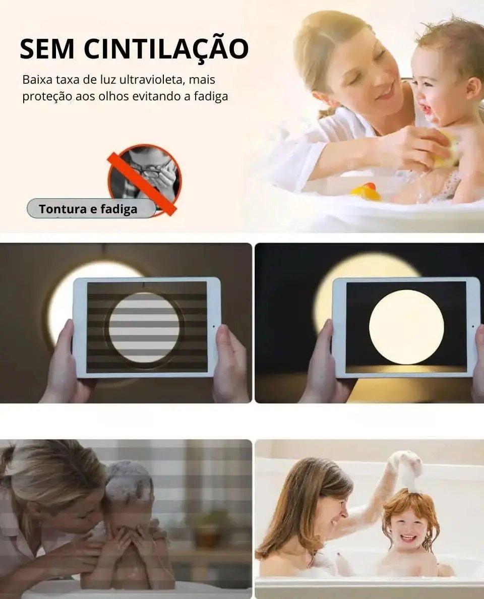 Plafon Led Overlay Moderne runde Deckenleuchte mit Steuerung | Morada Serena - Morada Serena