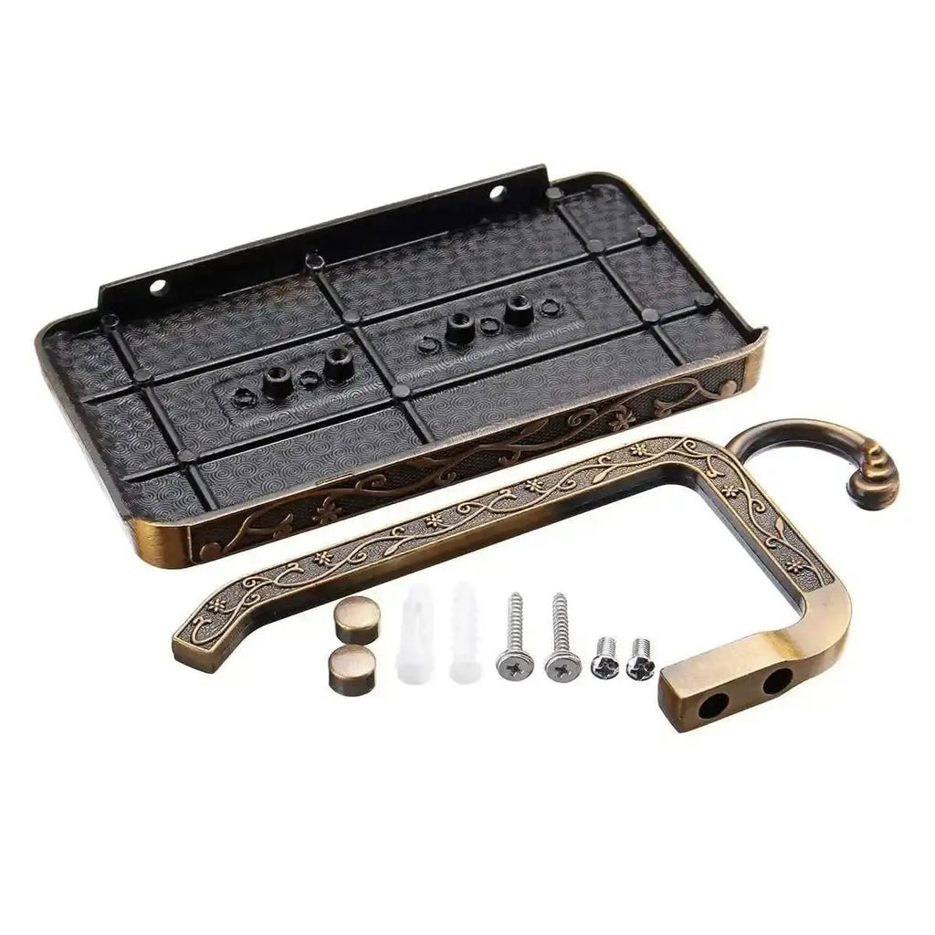 Goldfarbener Wand-Toilettenpapierhalter – Eleganz und Funktionalität für Ihr Badezimmer – Mein Shop