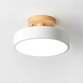 Luminária Led Estilo Nórdico Redondo Plafon de Teto - Ilumine Sua Casa com Design Sofisticado - Minha loja