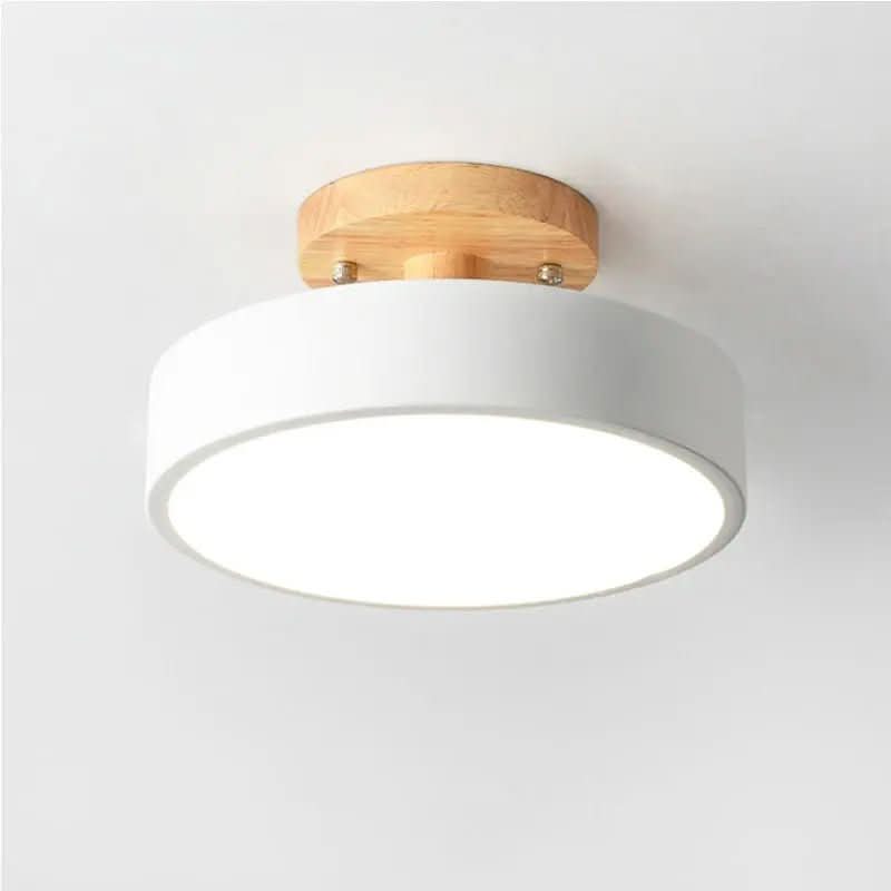 Luminária Led Estilo Nórdico Redondo Plafon de Teto - Ilumine Sua Casa com Design Sofisticado - Minha loja