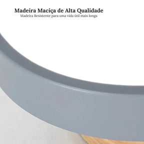 Luminária Led Estilo Nórdico Redondo Plafon de Teto - Ilumine Sua Casa com Design Sofisticado - Minha loja