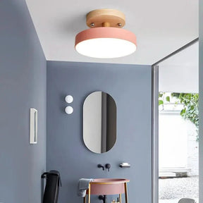 Luminária Led Estilo Nórdico Redondo Plafon de Teto - Ilumine Sua Casa com Design Sofisticado - Minha loja