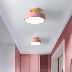 Luminária Led Estilo Nórdico Redondo Plafon de Teto - Ilumine Sua Casa com Design Sofisticado - Minha loja