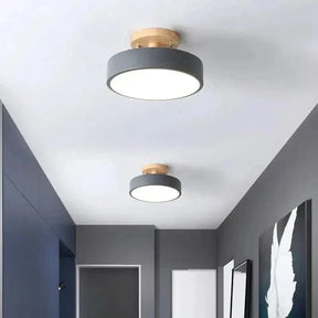 Luminária Led Estilo Nórdico Redondo Plafon de Teto - Ilumine Sua Casa com Design Sofisticado - Minha loja
